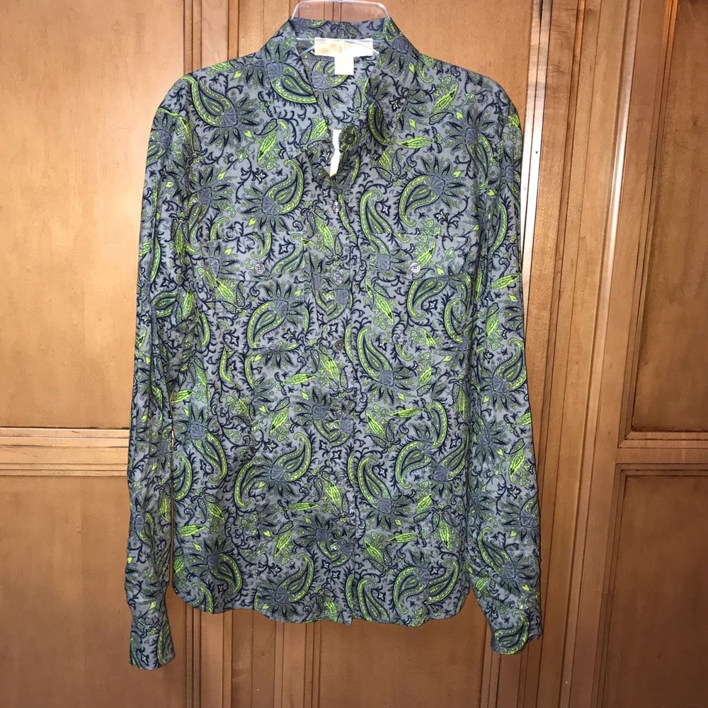 Michael Kors beautiful button down blouse